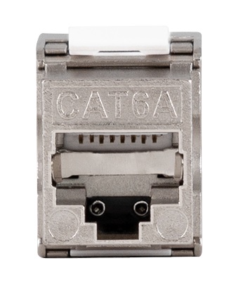 Produktbild MVT 200 104.500  -  Cat.6A RJ45 Keystone Anschlussmodul, geschirmt, STP 2226 AWG, Set à 500 Stück